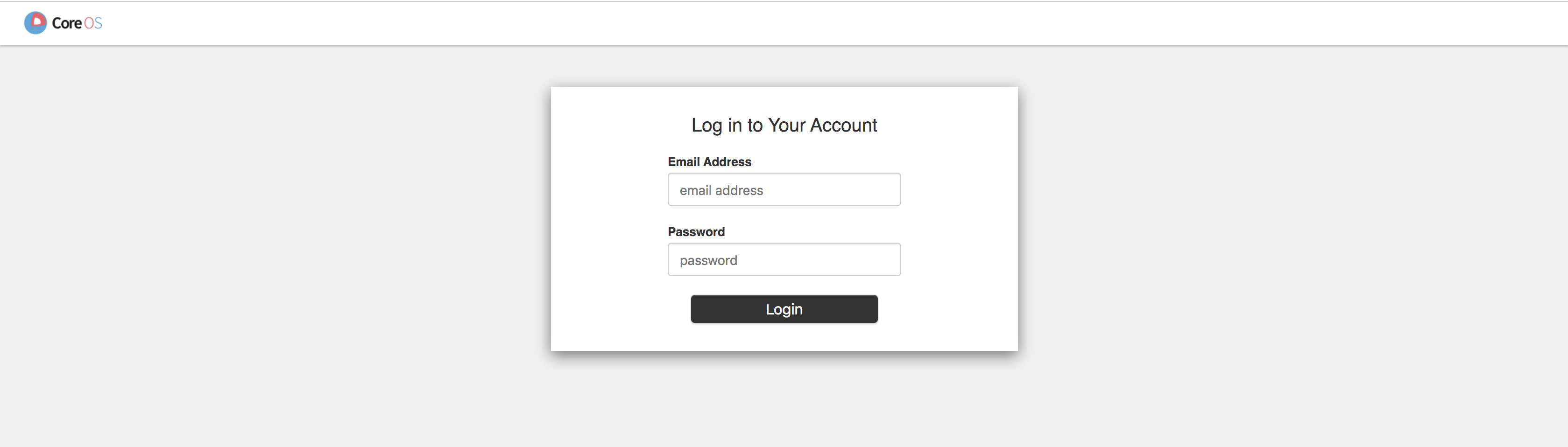 Dex login page